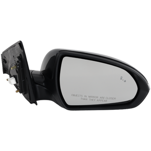 ELANTRA 17-18 MIRROR RH, Power, Manual Folding, Heated, Paintable, w/ BSD, In-housing Signal Light, USA Built Vehicle