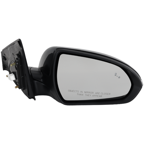ELANTRA 17-18 MIRROR RH, Power, Manual Folding, Heated, Paintable, w/ BSD, In-housing Signal Light, USA Built Vehicle