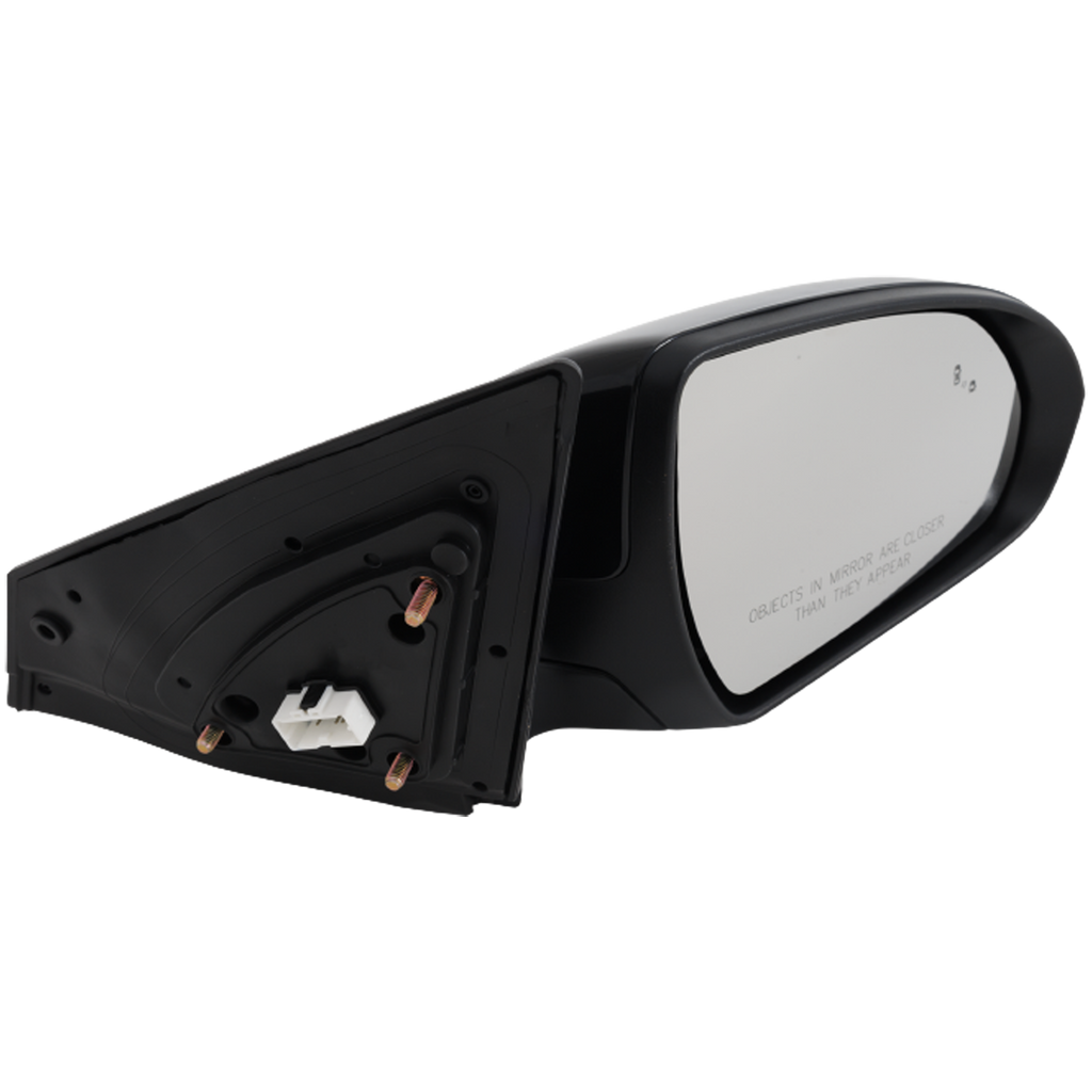 ELANTRA 19-20 MIRROR RH, Power, Manual Folding, Heated, Paintable, w/ Blind Spot Glass, In-housing Signal Light, and Memory, w/o Auto Dimming, USA Built Vehicle