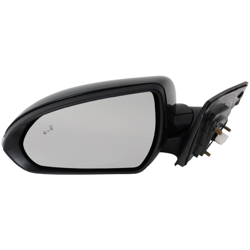 ELANTRA 19-20 MIRROR LH, Power, Manual Folding, Heated, Paintable, w/ Blind Spot Glass and In-housing Signal Light, w/o Auto Dimming and Memory, Korea Built Vehicle