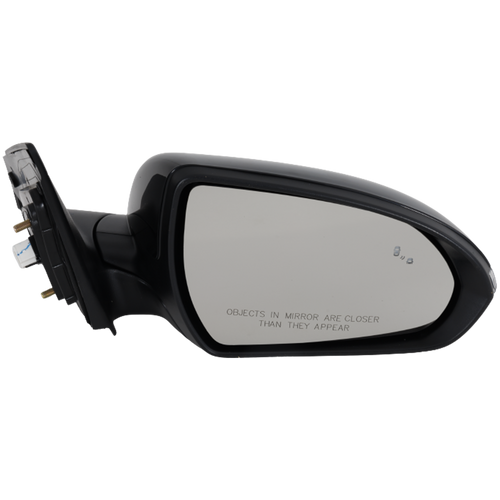 ELANTRA 19-20 MIRROR RH, Power, Manual Folding, Heated, Paintable, w/ BSD, In-housing Signal Light, and Memory, w/o Auto Dimming, Korea Built Vehicle