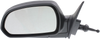 ELANTRA 01-06 MIRROR LH, Manual Remote, Manual Folding, Non-Heated, Paintable, w/o Auto Dimming, BSD, Memory, and Signal Light