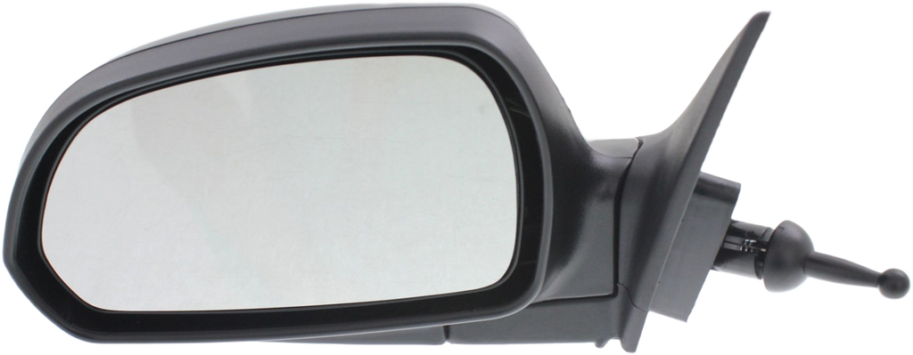 ELANTRA 01-06 MIRROR LH, Manual Remote, Manual Folding, Non-Heated, Paintable, w/o Auto Dimming, BSD, Memory, and Signal Light