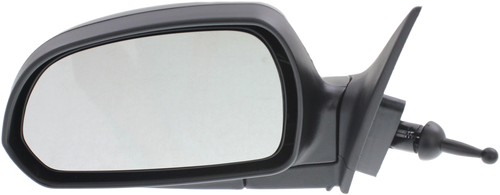 ELANTRA 01-06 MIRROR LH, Manual Remote, Manual Folding, Non-Heated, Paintable, w/o Auto Dimming, BSD, Memory, and Signal Light