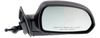 ELANTRA 01-06 MIRROR RH, Manual Remote, Manual Folding, Non-Heated, Paintable, w/o Auto Dimming, BSD, Memory, and Signal Light