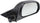 ELANTRA 01-06 MIRROR RH, Manual Remote, Manual Folding, Non-Heated, Paintable, w/o Auto Dimming, BSD, Memory, and Signal Light