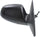 ELANTRA 01-06 MIRROR RH, Manual Remote, Manual Folding, Non-Heated, Paintable, w/o Auto Dimming, BSD, Memory, and Signal Light