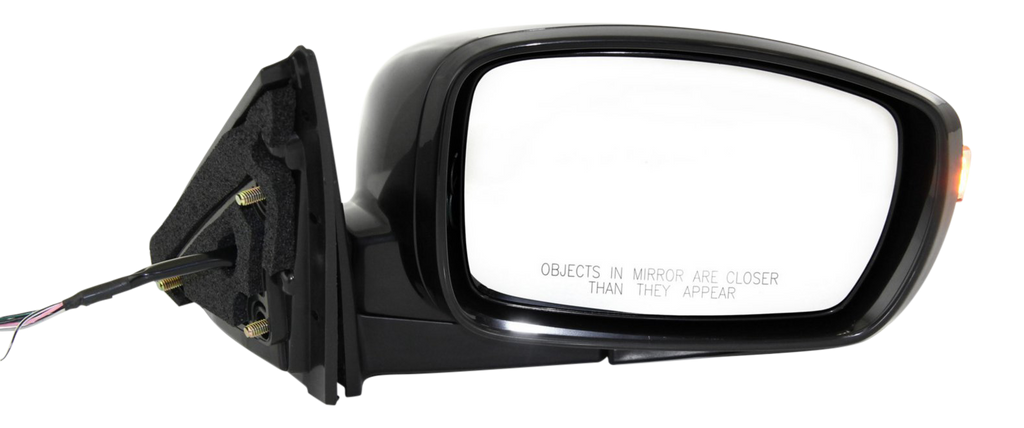 GENESIS 09-14 MIRROR RH, Power, Manual Folding, Heated, Paintable, w/ Signal Light, Sedan