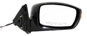 GENESIS 09-14 MIRROR RH, Power, Manual Folding, Heated, Paintable, w/ Signal Light, Sedan
