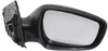 ACCENT 12-17 MIRROR RH, Power, Manual Folding, Non-Heated, Paintable, w/ In-housing Signal Light, w/o Auto Dimming, BSD and Memory