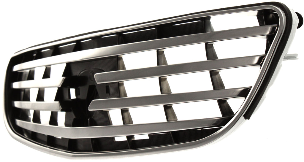 I35 02-04 GRILLE, Chrome Shell/Painted Dark Gray Insert