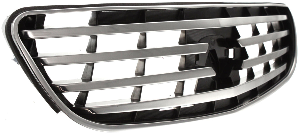 I35 02-04 GRILLE, Chrome Shell/Painted Dark Gray Insert