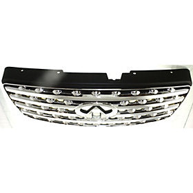 FX35/FX45 03-05 GRILLE, Chrome Shell and Insert