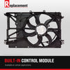 RODEO 98-04 A/C FAN SHROUD ASSEMBLY, V6, A.T.