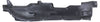 Q45 97-01 FRONT FENDER LINER LH, Rear Section
