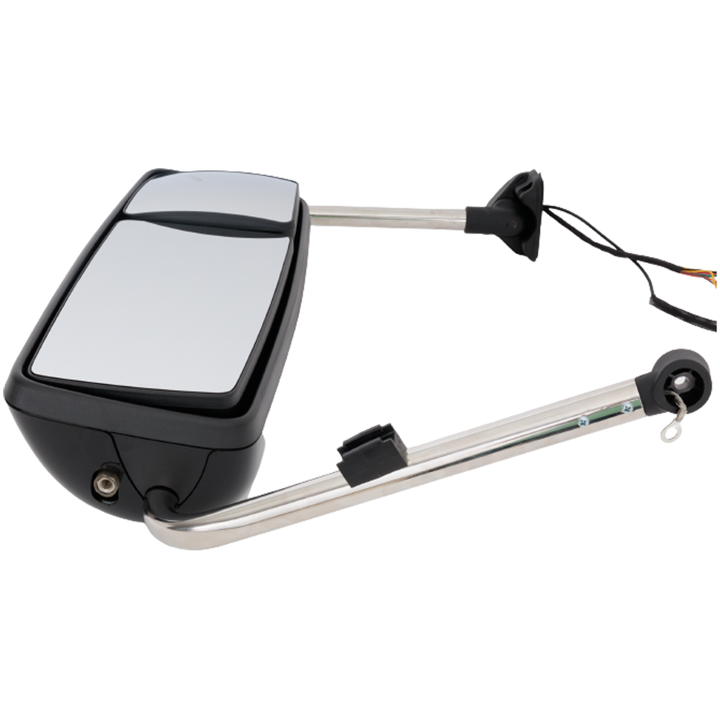 INTERNATIONAL PROSTAR/WORKSTAR 08-12 TOWING MIRROR RH, Power, Heated, Paintable, w/ Signal Light, w/ CB Antenna Provision