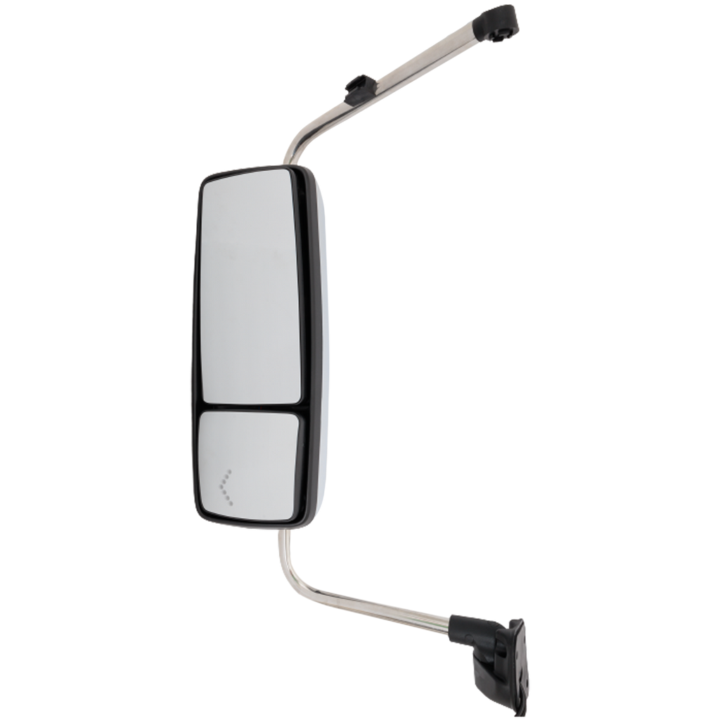 INTERNATIONAL PROSTAR 09-12/WORKSTAR 08-12 TOWING MIRROR LH, Power, Non-Folding, Heated, Chrome, w/ Signal Light, w/ CB Antenna Provision, w/o bracket