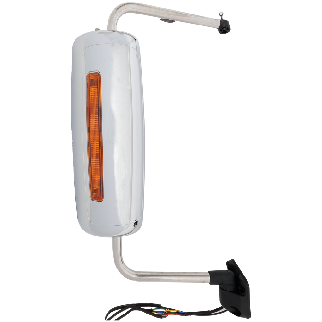 INTERNATIONAL PROSTAR 09-12/WORKSTAR 08-12 TOWING MIRROR RH, Power, Non-Folding, Heated, Chrome, w/ Signal Light, w/ CB Antenna Provision, w/o bracket