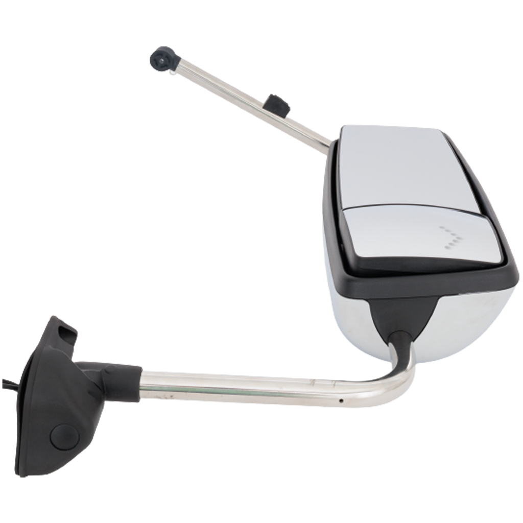 INTERNATIONAL PROSTAR 09-12/WORKSTAR 08-12 TOWING MIRROR RH, Power, Non-Folding, Heated, Chrome, w/ Signal Light, w/ CB Antenna Provision, w/o bracket