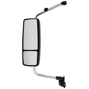 INTERNATIONAL PROSTAR/WORKSTAR 08-12 TOWING MIRROR LH, Manual Adjust, Heated, Paintable, w/ Signal Light, w/ CB Antenna Provision