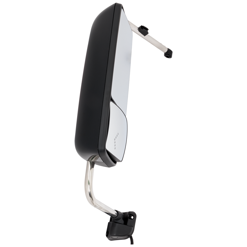 INTERNATIONAL PROSTAR/WORKSTAR 08-12 TOWING MIRROR LH, Manual Adjust, Heated, Paintable, w/ Signal Light, w/ CB Antenna Provision