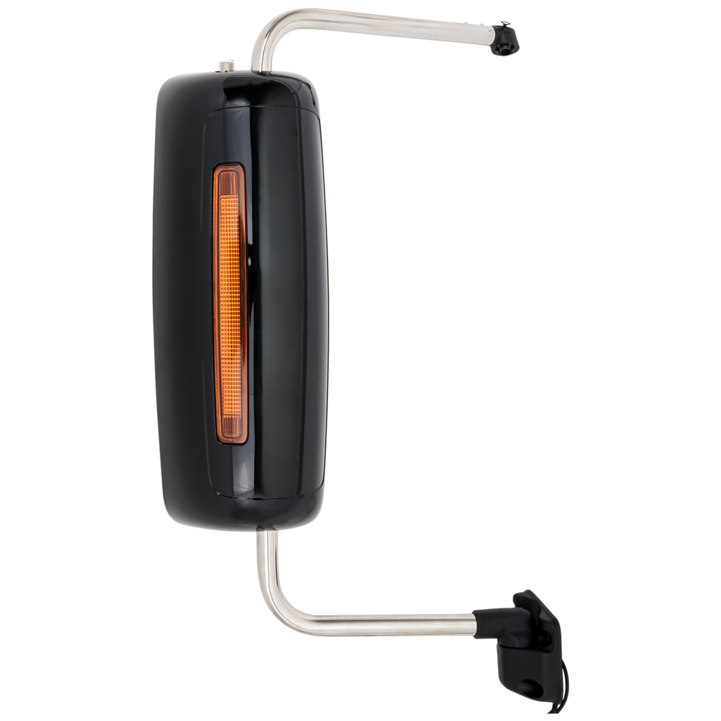 INTERNATIONAL PROSTAR/WORKSTAR 08-12 TOWING MIRROR RH, Manual Adjust, Heated, Paintable, w/ Signal Light, w/ CB Antenna Provision