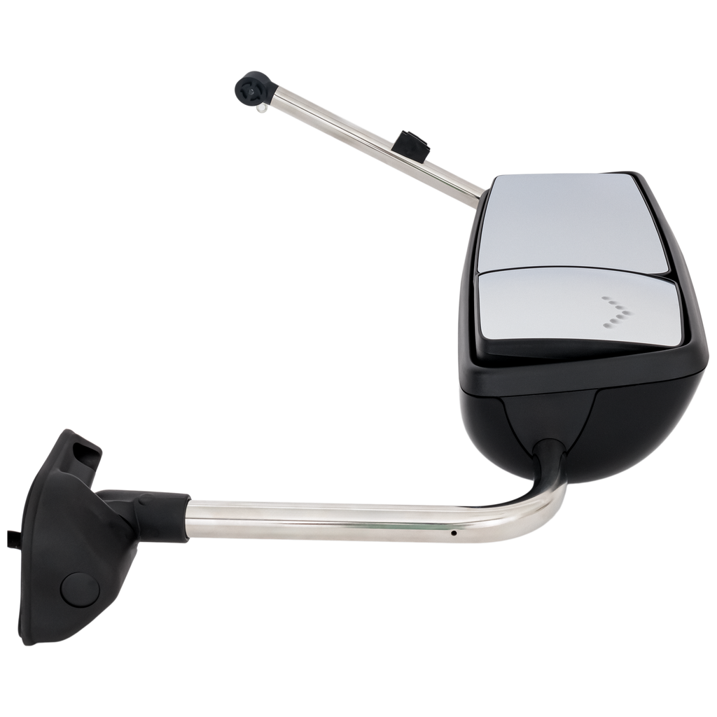 INTERNATIONAL PROSTAR/WORKSTAR 08-12 TOWING MIRROR RH, Manual Adjust, Heated, Paintable, w/ Signal Light, w/ CB Antenna Provision