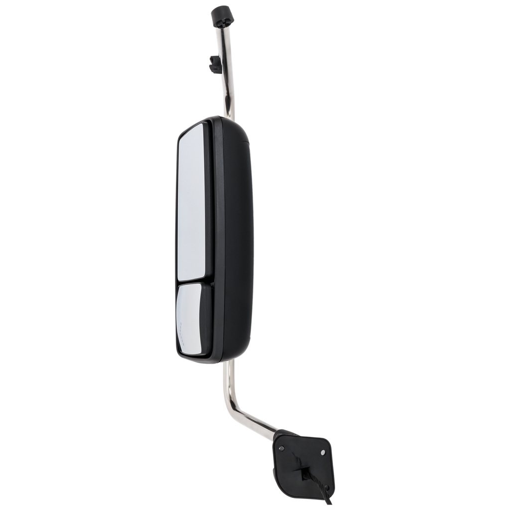 INTERNATIONAL PROSTAR/WORKSTAR 08-12 TOWING MIRROR LH, Manual Adjust, Heated, Paintable, w/ Signal Light, w/o CB Antenna Provision