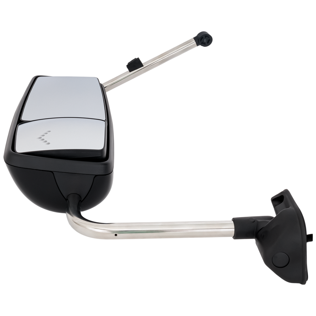 INTERNATIONAL PROSTAR/WORKSTAR 08-12 TOWING MIRROR LH, Manual Adjust, Heated, Paintable, w/ Signal Light, w/o CB Antenna Provision