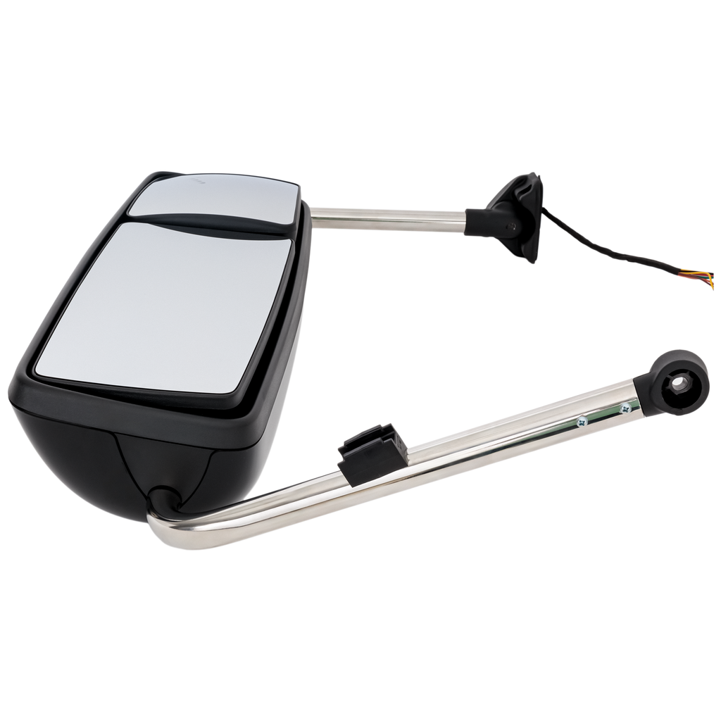 INTERNATIONAL PROSTAR/WORKSTAR 08-12 TOWING MIRROR RH, Manual Adjust, Heated, Paintable, w/ Signal Light, w/o CB Antenna Provision