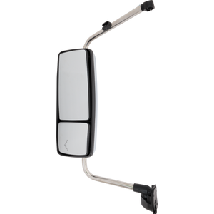 INTERNATIONAL PROSTAR/WORKSTAR 08-12 TOWING MIRROR LH, Manual Adjust, Heated, Chrome, w/ Signal Light, w/ CB Antenna Provision