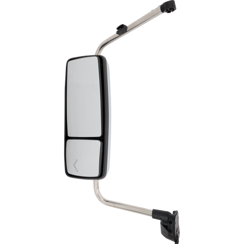 INTERNATIONAL PROSTAR/WORKSTAR 08-12 TOWING MIRROR LH, Manual Adjust, Heated, Chrome, w/ Signal Light, w/ CB Antenna Provision