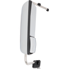 INTERNATIONAL PROSTAR/WORKSTAR 08-12 TOWING MIRROR LH, Manual Adjust, Heated, Chrome, w/ Signal Light, w/ CB Antenna Provision