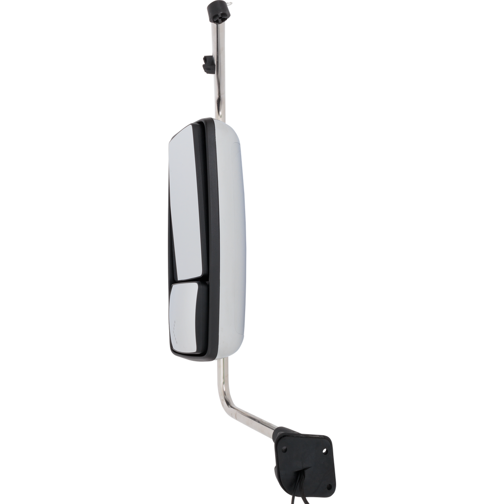 INTERNATIONAL PROSTAR/WORKSTAR 08-12 TOWING MIRROR LH, Manual Adjust, Heated, Chrome, w/ Signal Light, w/ CB Antenna Provision