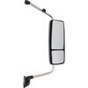INTERNATIONAL PROSTAR/WORKSTAR 08-12 TOWING MIRROR RH, Manual Adjust, Heated, Chrome, w/ Signal Light, w/ CB Antenna Provision