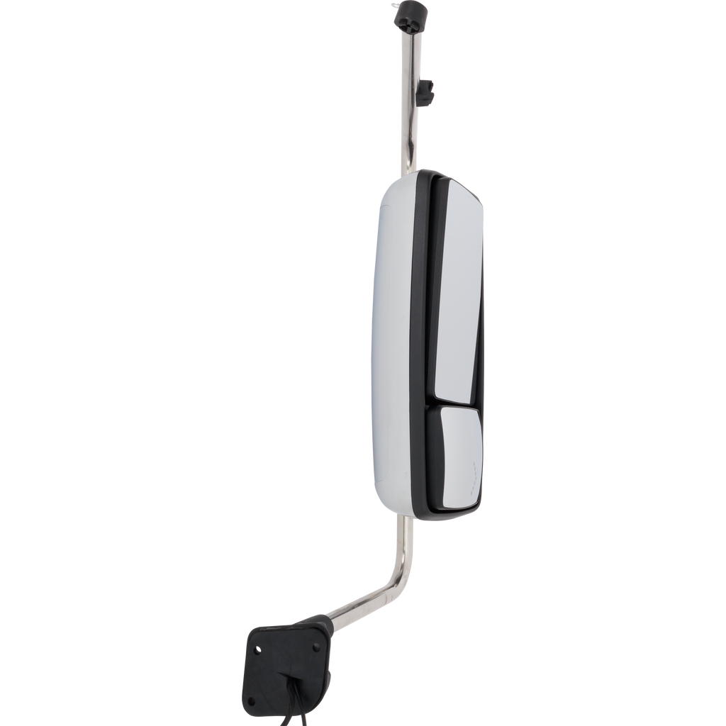 INTERNATIONAL PROSTAR/WORKSTAR 08-12 TOWING MIRROR RH, Manual Adjust, Heated, Chrome, w/ Signal Light, w/ CB Antenna Provision