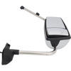 INTERNATIONAL PROSTAR/WORKSTAR 08-12 TOWING MIRROR RH, Manual Adjust, Heated, Chrome, w/ Signal Light, w/ CB Antenna Provision