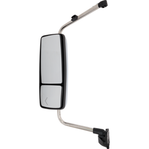 INTERNATIONAL PROSTAR/WORKSTAR 08-12 TOWING MIRROR LH, Manual Adjust, Non-Folding, Heated, Chrome, w/ Signal Light, w/o CB Antenna Provision