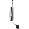 INTERNATIONAL PROSTAR/WORKSTAR 08-12 TOWING MIRROR LH, Manual Adjust, Non-Folding, Heated, Chrome, w/ Signal Light, w/o CB Antenna Provision