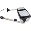 INTERNATIONAL PROSTAR/WORKSTAR 08-12 TOWING MIRROR LH, Manual Adjust, Non-Folding, Heated, Chrome, w/ Signal Light, w/o CB Antenna Provision