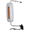 INTERNATIONAL PROSTAR/WORKSTAR 08-12 TOWING MIRROR RH, Manual Adjust, Non-Folding, Heated, Chrome, w/ Signal Light, w/o CB Antenna Provision