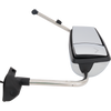 INTERNATIONAL PROSTAR/WORKSTAR 08-12 TOWING MIRROR RH, Manual Adjust, Non-Folding, Heated, Chrome, w/ Signal Light, w/o CB Antenna Provision