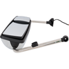 INTERNATIONAL PROSTAR/WORKSTAR 08-12 TOWING MIRROR RH, Manual Adjust, Non-Folding, Heated, Chrome, w/ Signal Light, w/o CB Antenna Provision