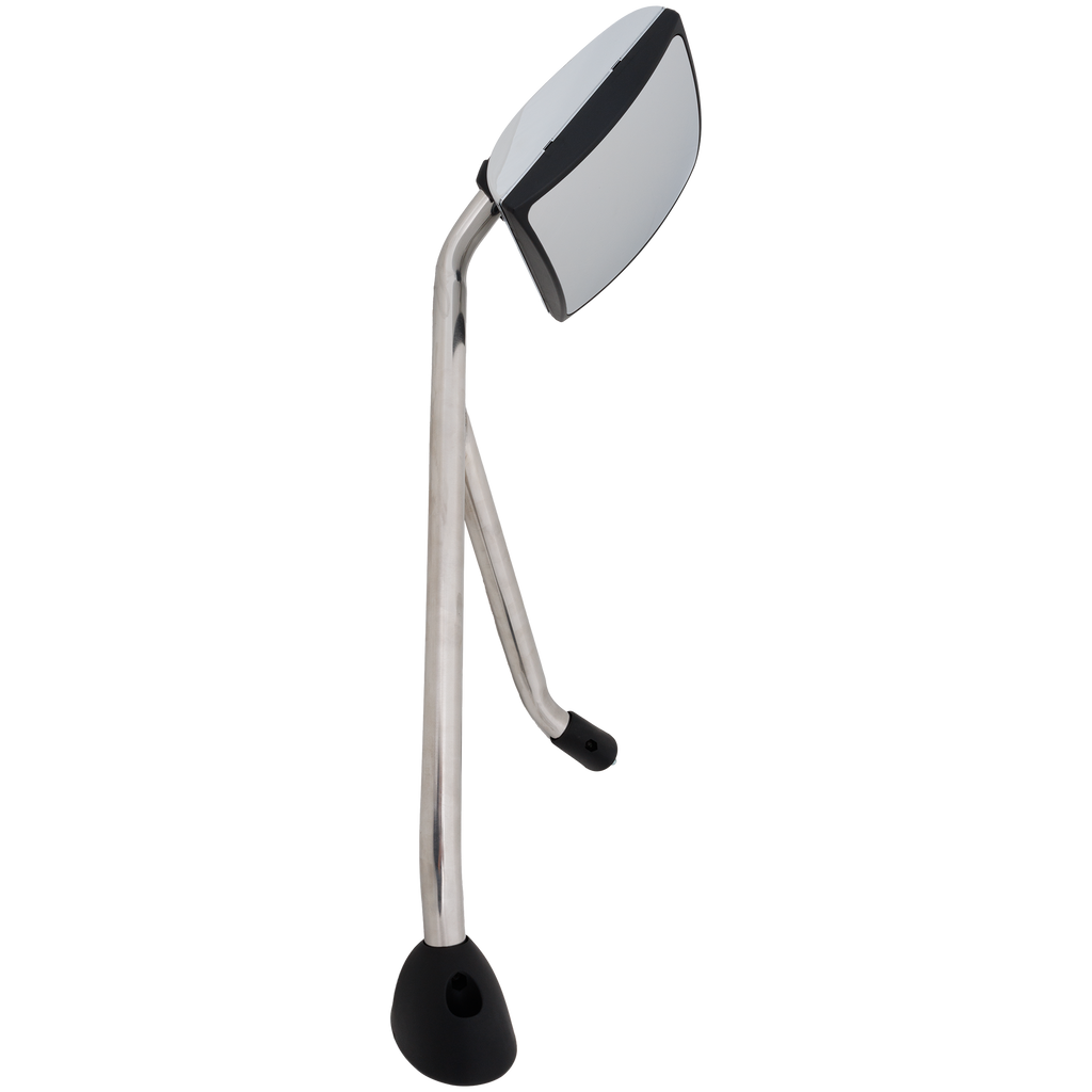 INTERNATIONAL PROSTAR 08-20 MIRROR LH, Manual Adjust, Non-Folding, Non-Heated, Polished, Hood Mirror, w/ Stainless Steel Arm