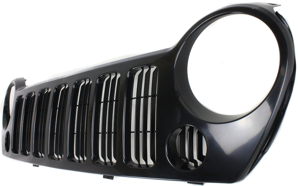 LIBERTY 05-07 GRILLE, Black Shell/Gray Insert, w/o Fog Light Holes