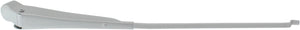 CJ SERIES 74-86 FRONT WIPER ARM RH=LH, w/ Power, Matte Silver
