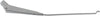 CJ SERIES 74-86 FRONT WIPER ARM RH=LH, w/ Power, Matte Silver