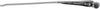 CJ SERIES 74-86 FRONT WIPER ARM RH=LH, w/ Power, Matte Silver