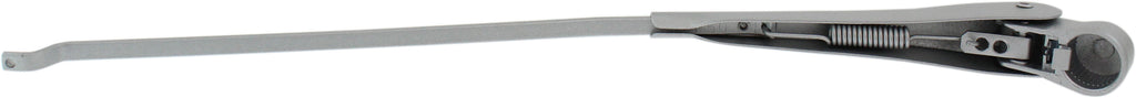 CJ SERIES 74-86 FRONT WIPER ARM RH=LH, w/ Power, Matte Silver