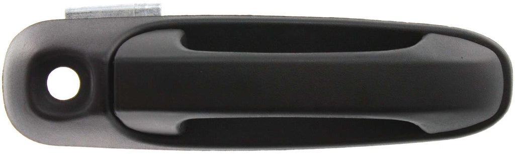 GRAND CHEROKEE 99-04/LIBERTY 02-07 EXTERIOR FRONT DOOR HANDLE RH, Txtrd Blk, w/ Keyhole, Plastic